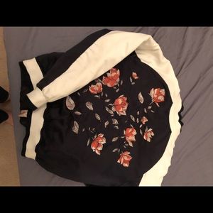 Urban outfitters floral Bomber
